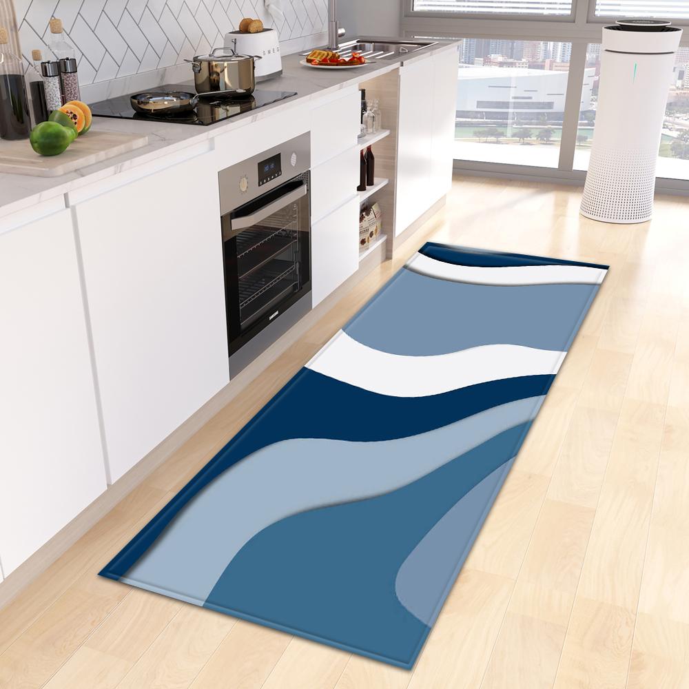 Moderne Küche Teppich Fußmatte Veranda Wohnzimmer Teppich Schlafzimmer Nachttisch Flur Boden rutschfeste Bodenmatte
