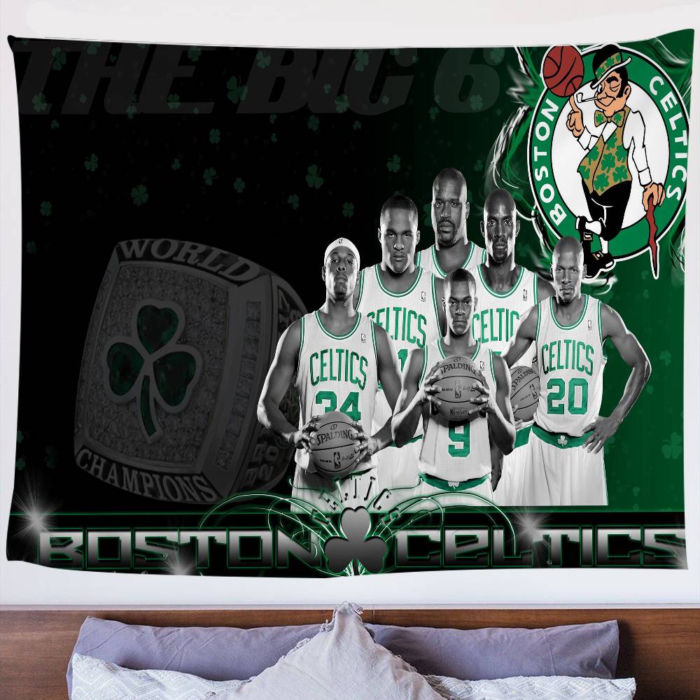 BBoston CCeltics Colorful Tapestry Wall Hanging Bohemian Wall Tapestries Mandala Wall Art Decor