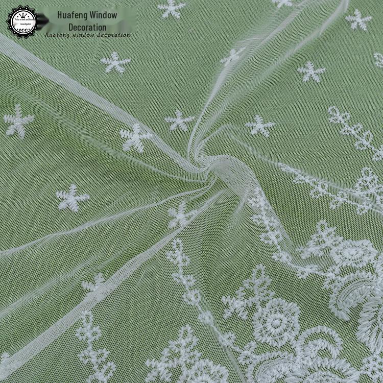 Weißer Spitzen-Netzrock-Vorhang: Besticktes DIY-Bekleidungsaccessoire, 10-65 cm, 13 Meter