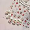 Beach Shell Swim Ring Bikini Watermelon Cat Ice Cream Crab Sunglass Coconut Tree Flowers Fruits Nail Art Stickers Decals