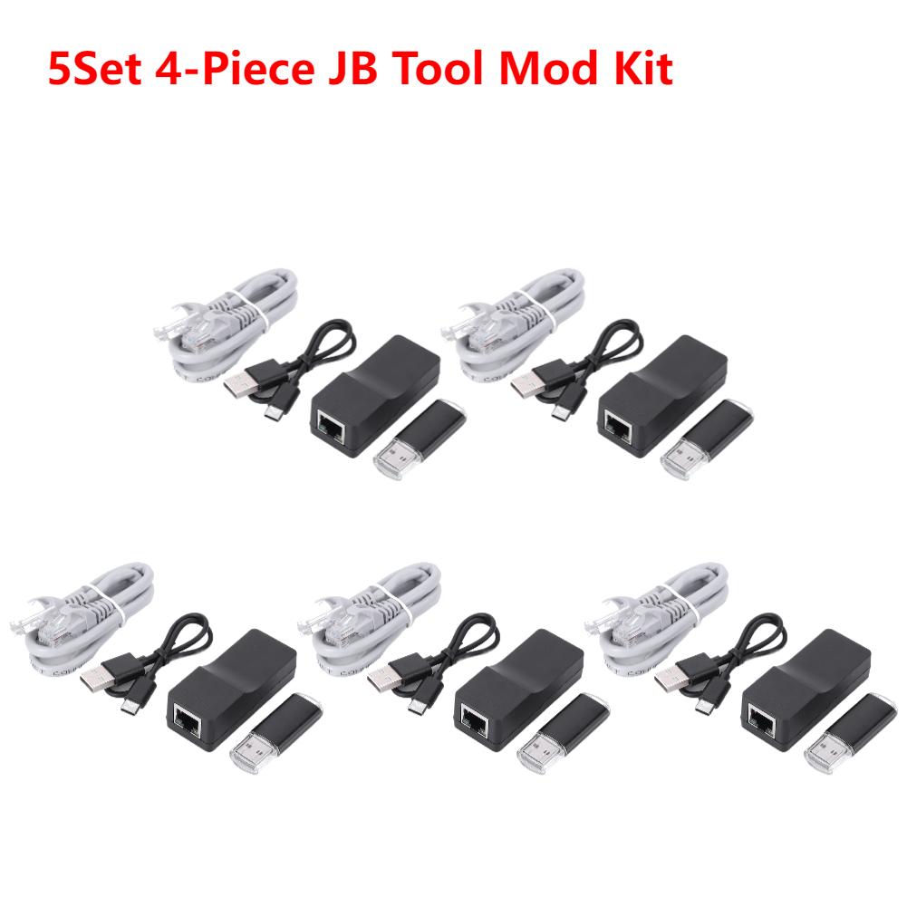 20/1Set One-Key JB Tool Mod Kit JB Adapters With USB Drive Ethernet Type-C Cable Gaming Accessories For PS4 FW 9.0 11.0 System