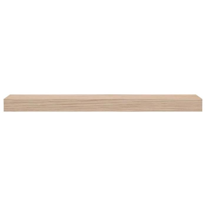 VidaXL Étagères flottantes 2 pcs 60x23,5x4 cm bois d'ingénierie, étagère murale, planche d'étagère, étagère murale de salle 4010689
