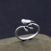 Buyee   Copper Ethnic Bird Adjustable Open Ring For Women Fashion Party Jewelry Circle Design Fine Gift