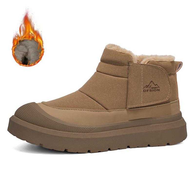 

Повседневная спортивная обувь, 43, 44 Мужские зимние плюшевые теплые сноубутсы, Модные сноубутсы, Обувь на толстой подошве, Мужская обувь 44