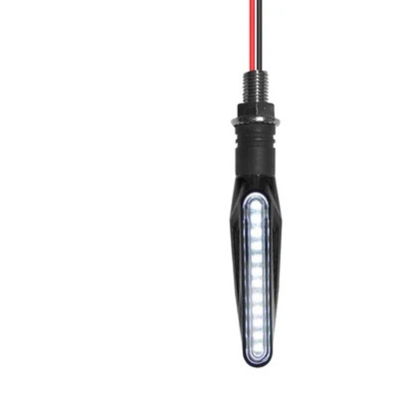 Universal 12V Motorcycle LED Sequential Flowing Turn Signal Light Energy Saving Indicator Blinker for Motorbike Mods