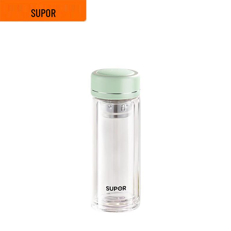 SUPOR Double-Wall High Borosilicate Glass Tea Mug
