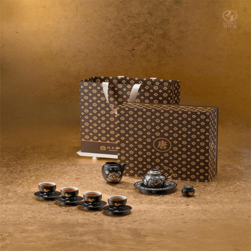 Wanqiantang Edenus Shaanxi History Museum Datang Tea Banquet Ceramic Kung Fu Tea Set