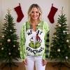 Women'S Christmas Sweater Cute Fun Christmas Sweater Fall And Winter Long Sleeve Knitted Sweater