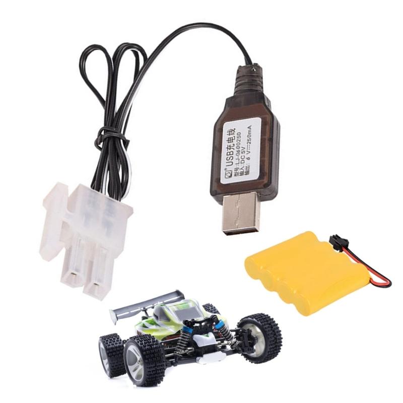 Fast Charging Cable 7.2V Battery Charger USB Powered Lightweight Travel Friendly 5557 2P Model Protections Power Cord