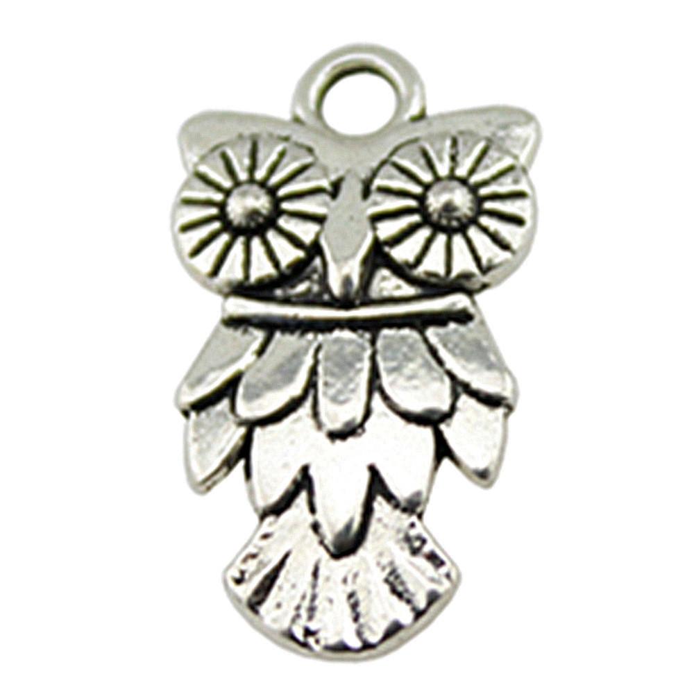 Owl Charms Mini Antique Alloy Pendants For Animal Themed Jewelry Making