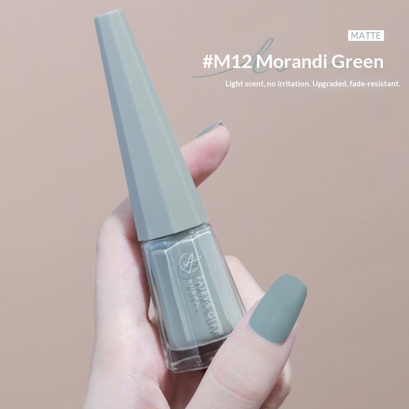 Water-based, Non-peelable, No-bake, Long-lasting, Waterproof, Non-fading, Matte, Frosted, Elegant Nail Polish.
