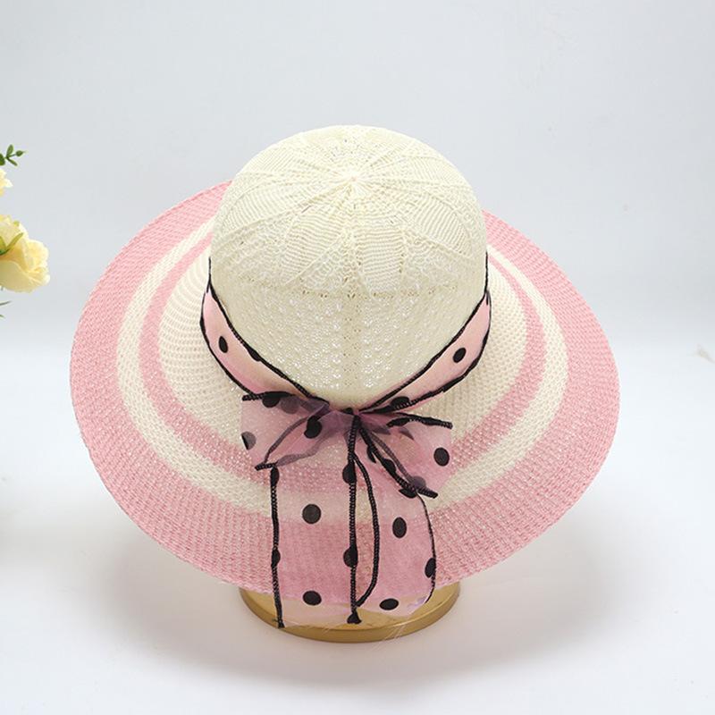 Women's Straw Hat with Large Brim, Summer Shading, Sweet and Versatile Cool Hat, Seaside Beach Hat, Sunscreen Hat, Women's Model