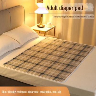 Waterproof Washable Elderly Care Cotton Diaper Pad - Breathable and Oversized