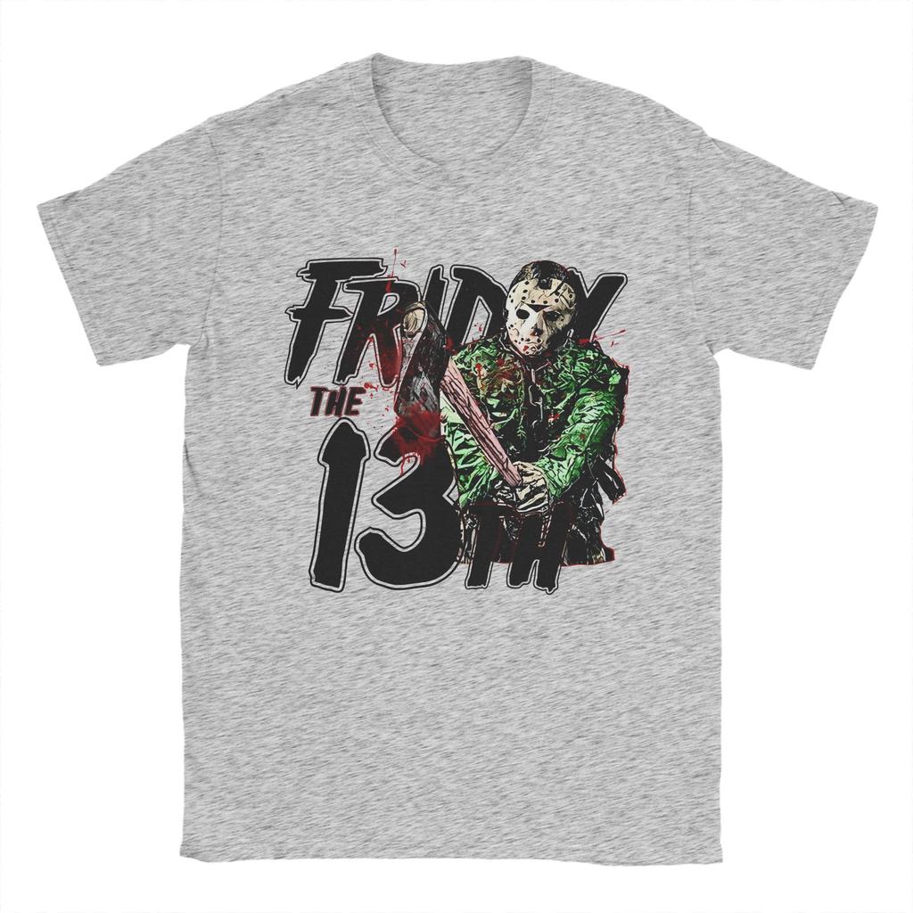 Friday 13th Jason Voorhees Horror Movies T Shirts for Men Women Pure Cotton T-Shirt Round Neck Jason Voorhees  Clothes Gift Idea