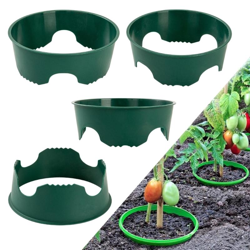 4pcs Gardening Support Circlets Maintain Soil Moisture Protect Bushes From Parasites and Equipment Damage