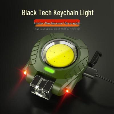 SHENYU Mini Rechargeable Magnetic Keychain Flashlight