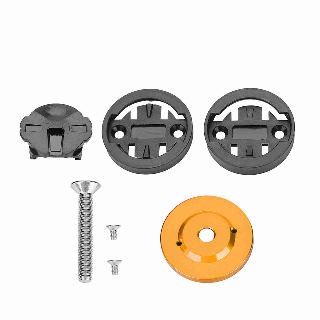 Mountainrennrad Computerhalter Vorbaukappe Stoppuhr GPS Tachometer Halterung (Gold)