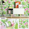 Thickened PVC Self-Adhesive Waterproof Plants Flowers Patterned Wallpaper DIY Furniture Renovation Home Decor Wall Sticker