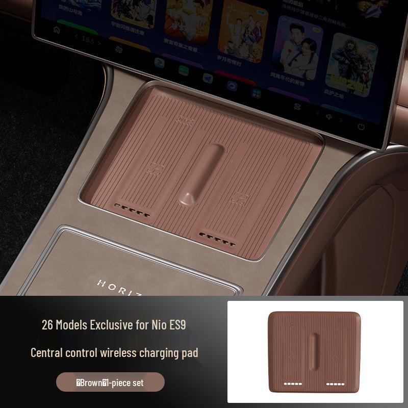 Nio ES9 Center Console Storage with Wireless Charging & Anti-Slip Pad