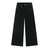Men's Denim Pants Old Blue Washed Male Jeans Straight Casual Menwear Loose Wide Leg Trousers New Fashion