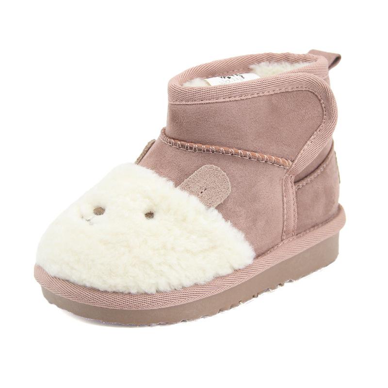 Children's Snow Boots with Plush and Thick Insulation