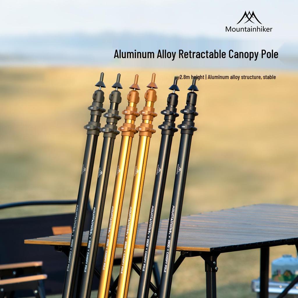 Lightweight Aluminum Telescopic Tent Pole for Outdoor Camping