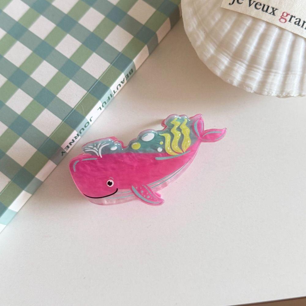 Elephant Cartoon Animal Hair Claw Butterfly Geometry Shark Clip Fashion Sweet Hair Clip  Girls