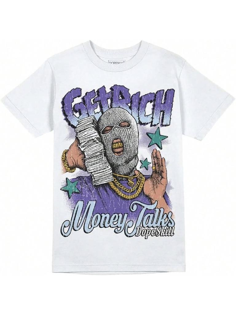 Grafik T-Shirt Streetwear Hip Hop Street Style Unisex T-Shirt Sneaker Farblich Passende Shirts Cool Flexen
