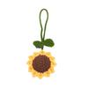 Handmade Crochet Sunflower Car Accessories Sunflower Car Mirror Accessories  Rearview Mirror