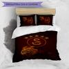 Set Lenzuola Stampato Galatasaray 3 Pezzi Morbido Traspirante Copripiumino Federe Set Lavabile Decorazione Camera da Letto Regalo per la Casa