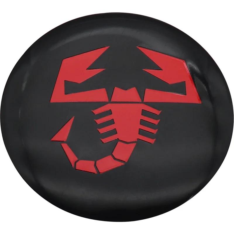 4pcs Hot sale Abarth 56mm logo car emblem Wheel Center Hub auto Rim refit dust-proof badge covers sticker styling accessories