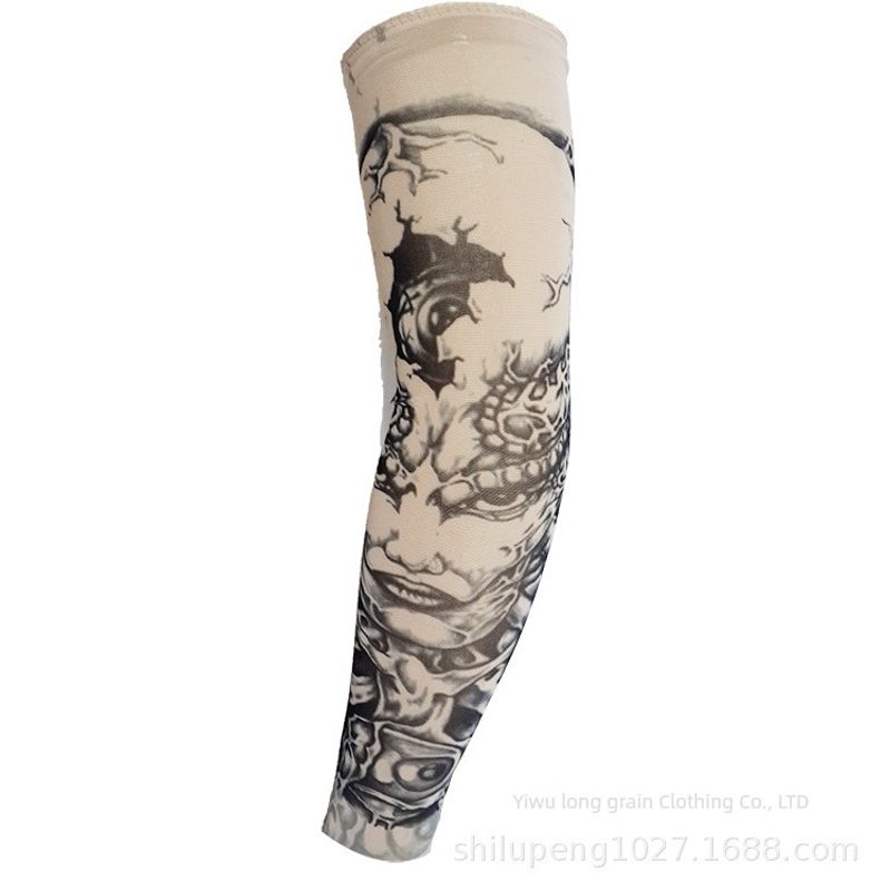 

Tattoo Oversleeve Chinese Fad Tattoo Ice Sleeve Cycling Sun Protection Fishing Outdoor Tattoo Sleeves Arm Sleeve Big Flower Arm D81 3XL
