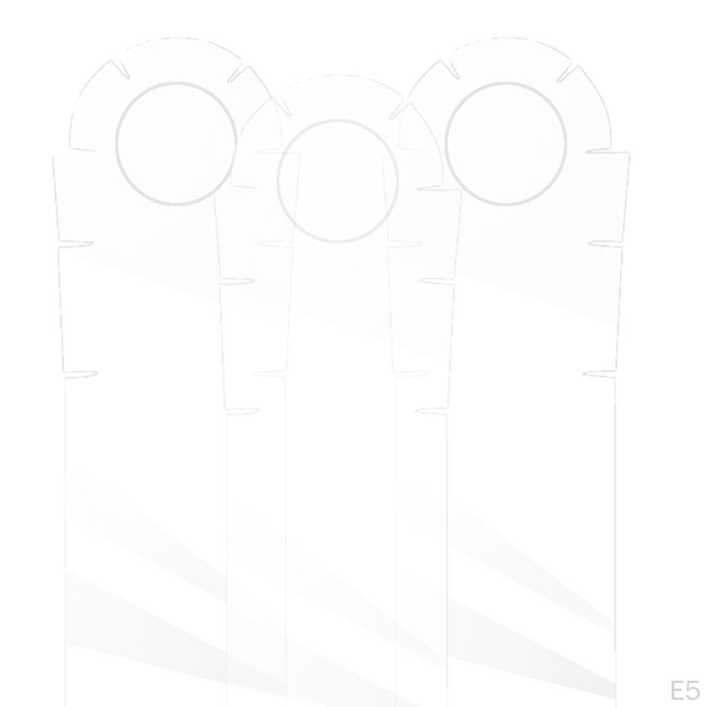 3pcs / Pack Transparent Crank Cover Protective for