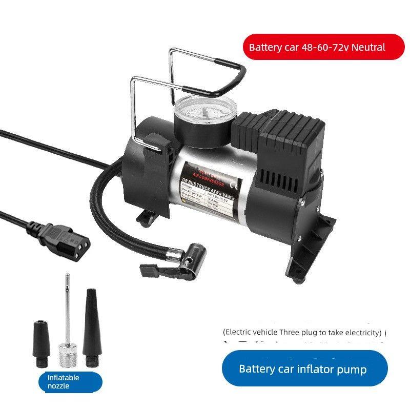 

Battery Car Air Pump Electric Car Tire Tire Pump Car Single Cylinder Portable Multifunctional Vehicle Air Pump Electric Vehicle Model