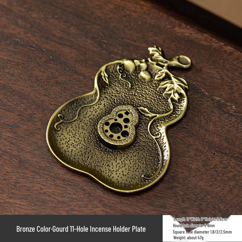 Fisherman Fishing Line Incense Holder: Indoor Tea Ceremony Ornament, Alloy Incense Burner Base.