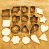 30 PCS Cookie Baking Tool Set Biscuit Moulds Cookie Cutter 10 Different Shapes with Storage Box Stainless Steel Material