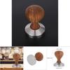 Practical Rosewood Handle Coffee Tamper   Powder Flat Press Hammer (51mm)