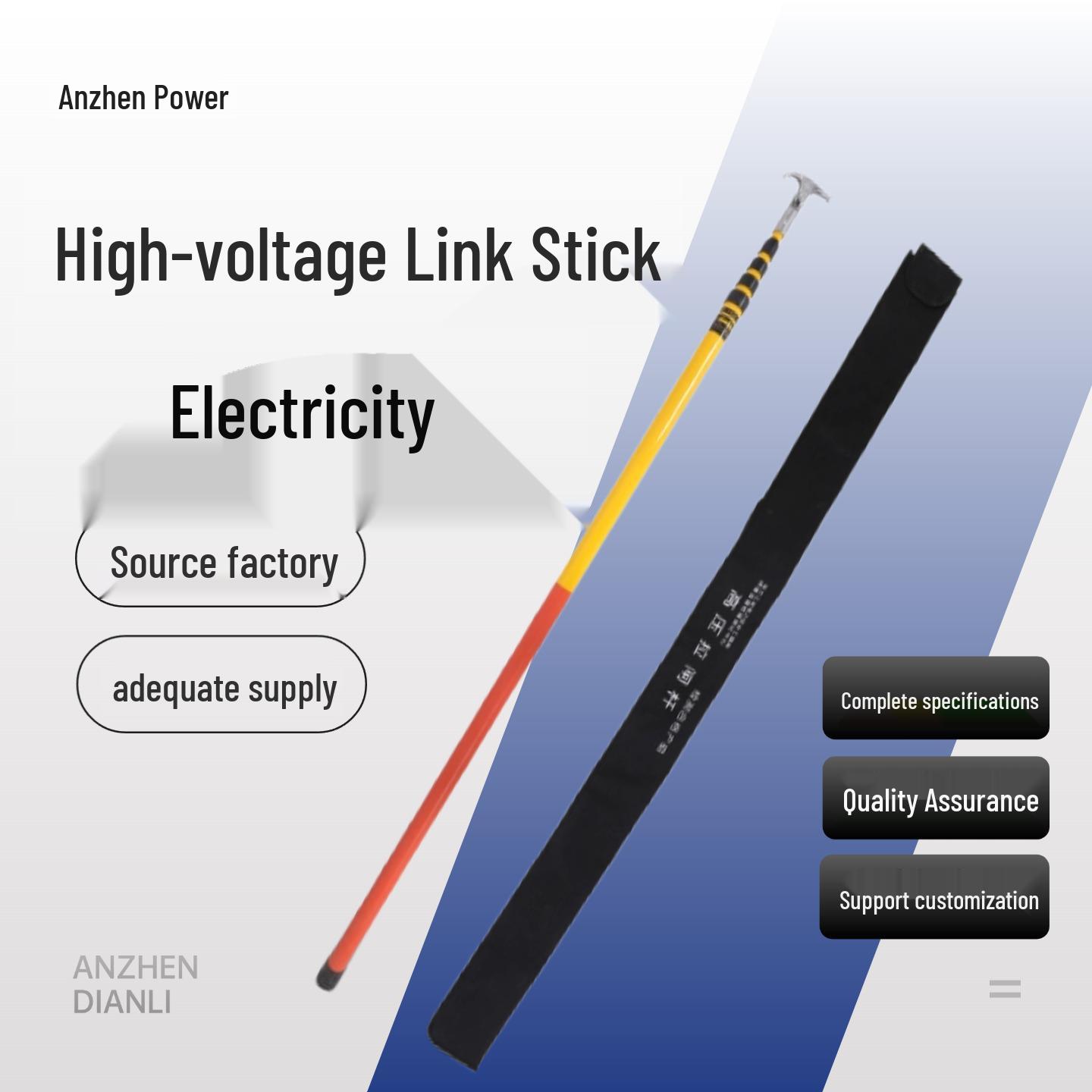 

High-Voltage Multifunctional Telescopic Disconnect Rod (35kV-220kV) 10kV, 3 Sections, 3m Total