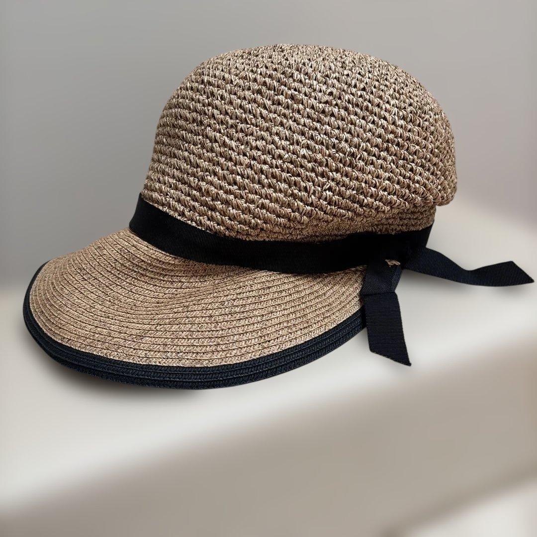 Used [New item] CA4LA  Washable Japanese paper yarn casquette UV protection