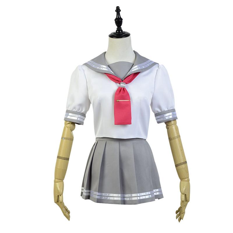 

Солнечный Любовь вживую Aqours Такама Мика Униформа Матросский костюм Костюм для косплея Юбка S