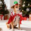 New pet cape, Christmas pet clothing cat dog small dog cape hat set