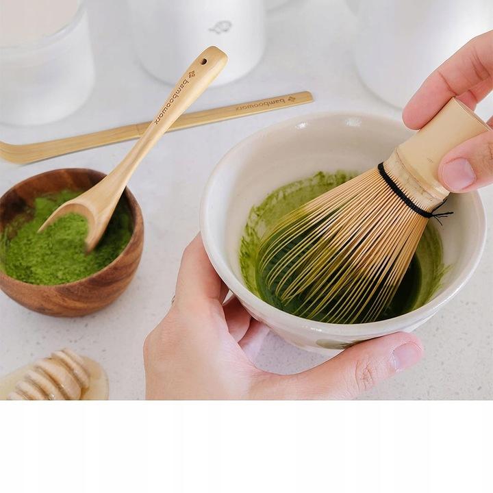 Matcha-Tee-Set, Matcha-Besen-Set, Mit 4-in-1-Schneebesen Keramik