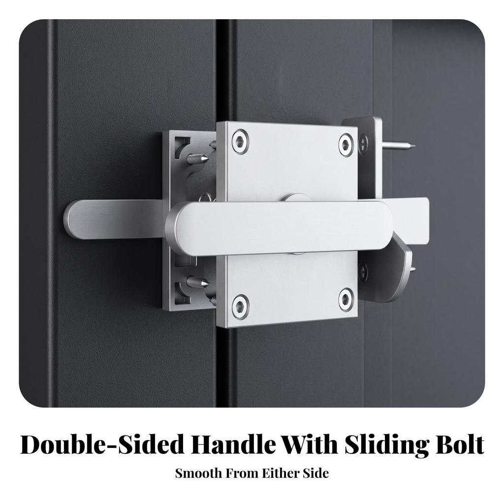 Sliding Bolt Gate Latch Multipurpose Hardware Long-Lasting for Homeowners