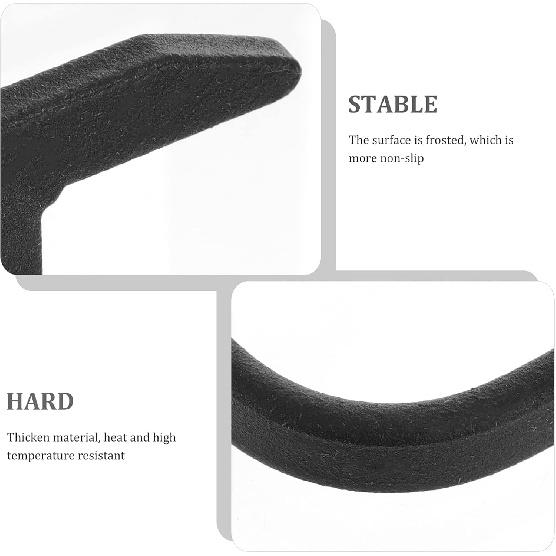 

Uonlytech Подставки для конфорок газовой плиты Чугунное кольцо-подставка для вока, 20. Квадратная газовая горелка 7 см, подставка-тренога для плиты, подставка для сковороды, подставка для плиты