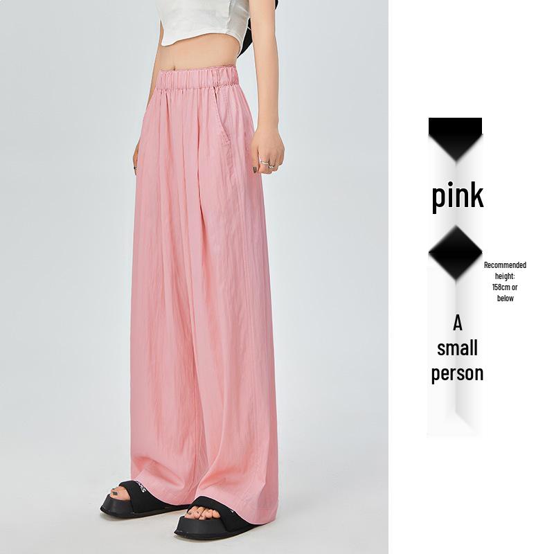 

Yiyang Yamamoto Airy Wide-Leg Women s Pants - Summer Casual, Slimming, Breathable, Straight-Leg, Black 12 Extra Large