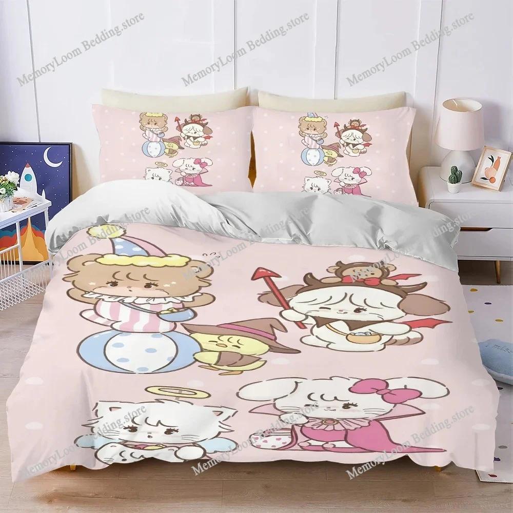 Cute Cartoon M-Mikko Duvet Cover Set Home Style Bedding Soft Laundry Cotton Bed Four Seasons Student Dormitory Home Textile741