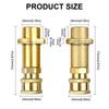 High Pressure Washer Adapter Brass 1/4Inch Connector Quick Insert for K2 K3 K4 K5 K6 K7 Pressure Washer Foam Nozzle