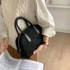 Portable Bowling Bag Women'S Autumn And Winter Maillard Style Retro Handbag Large-Capacity Commuter Pillow