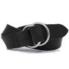 Style Equal Tochigi Leather Ring Genuine One Size Fits Full Vegetable Tanned Leather Belt, Leather, All, (Black)