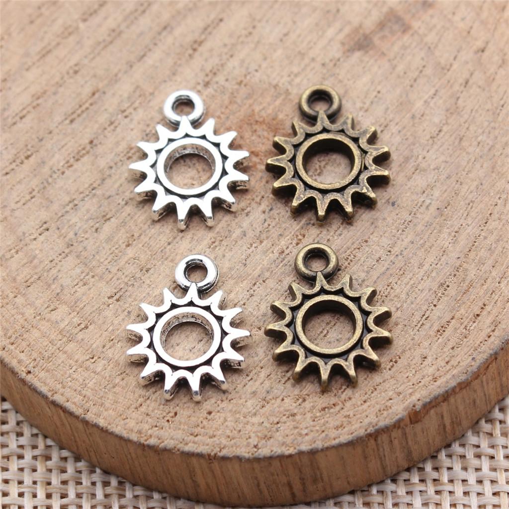 Steampunk Gear Charms Cogwheel Pendants For Industrial Themed Jewelry